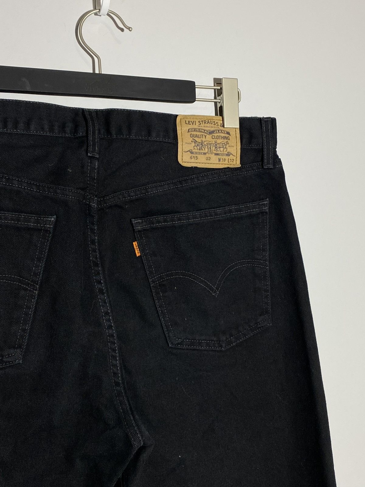 Levi's Vintage 90s Levi's 615 Black Denim Jeans Size US 38 / EU 54 - 9 Thumbnail