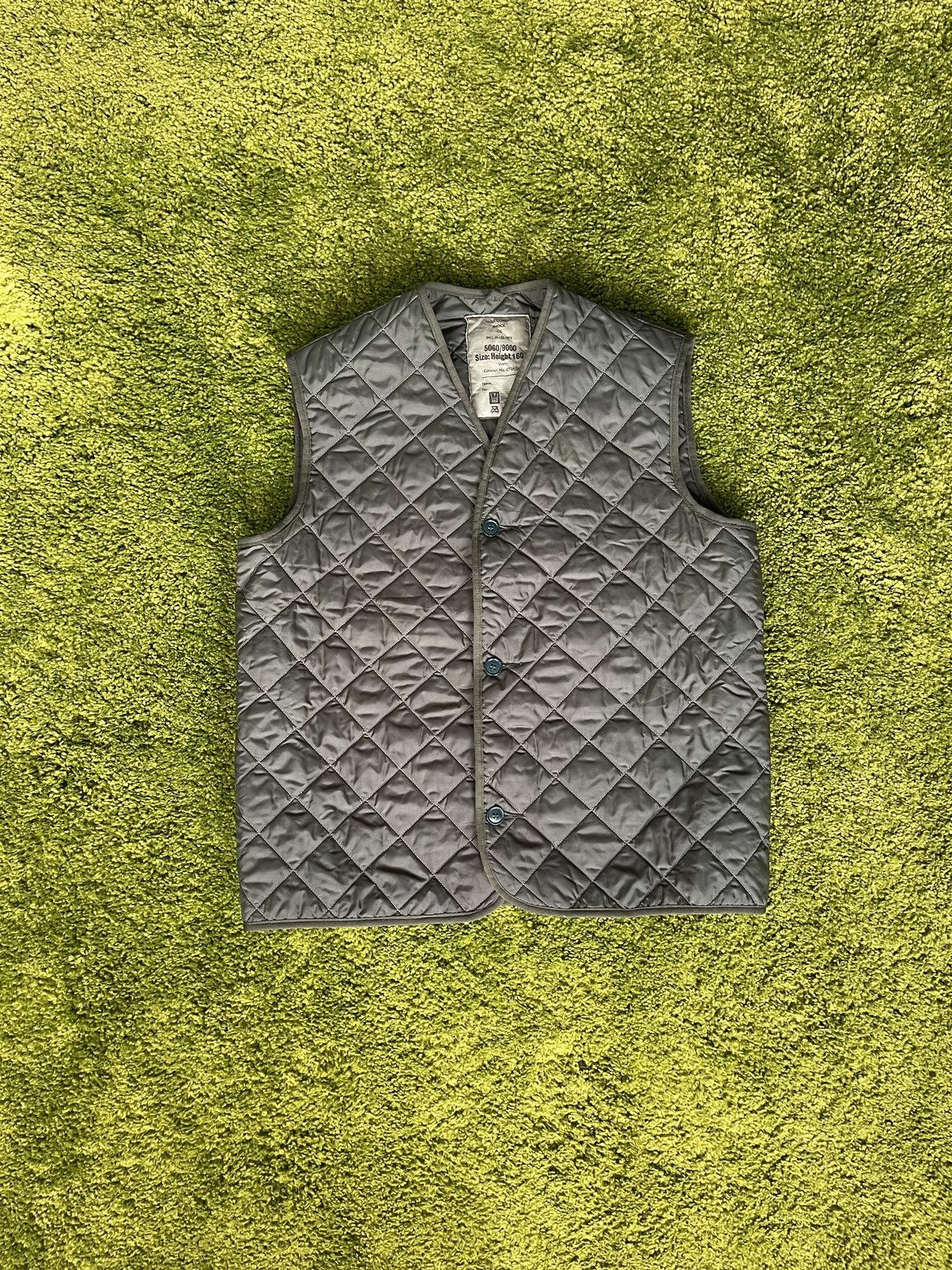Vintage 🇺🇸 Liner combat smoke vintage quilted vest Size US M / EU 48-50 / 2 - 1 Thumbnail