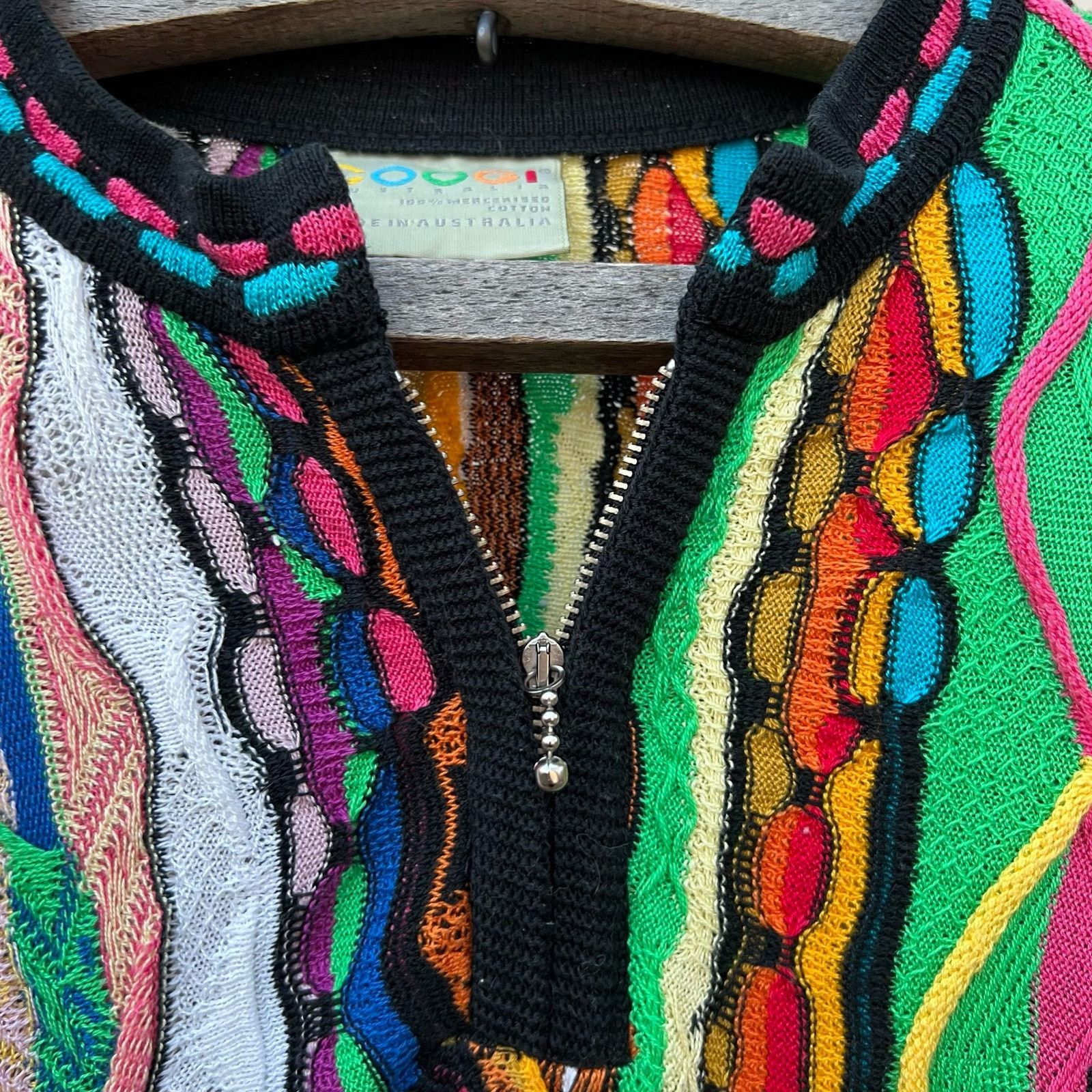 Coogi Coogi Australia Primary Color Abstract Weave Tunic Sweater Size M / US 6-8 / IT 42-44 - 12 Thumbnail