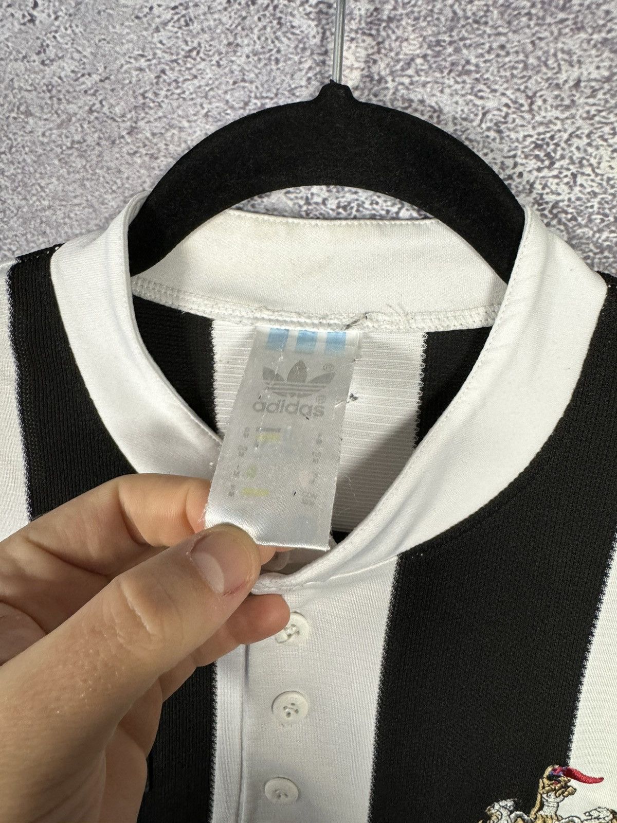 Adidas × Vintage 90’s Vintage Newcastle United 1995/96 Adidas Soccer Jersey Size US S / EU 44-46 / 1 - 6 Thumbnail