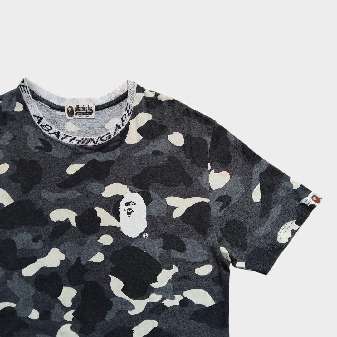 Bape big logo og camo tshirt