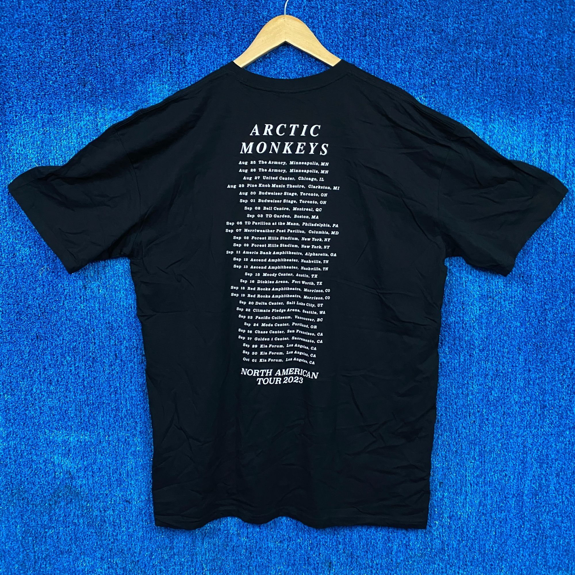 Band Tees Arctic Monkeys 2023 North American Tour Geometric Tee XXL Size US XXL / EU 58 / 5 - 3 Thumbnail