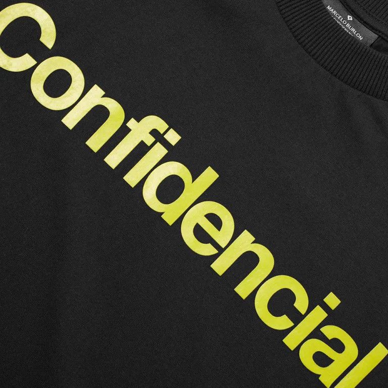 Marcelo Burlon o1mle0225 Confidential T Shirt in Black Size US XS / EU 42 / 0 - 3 Thumbnail