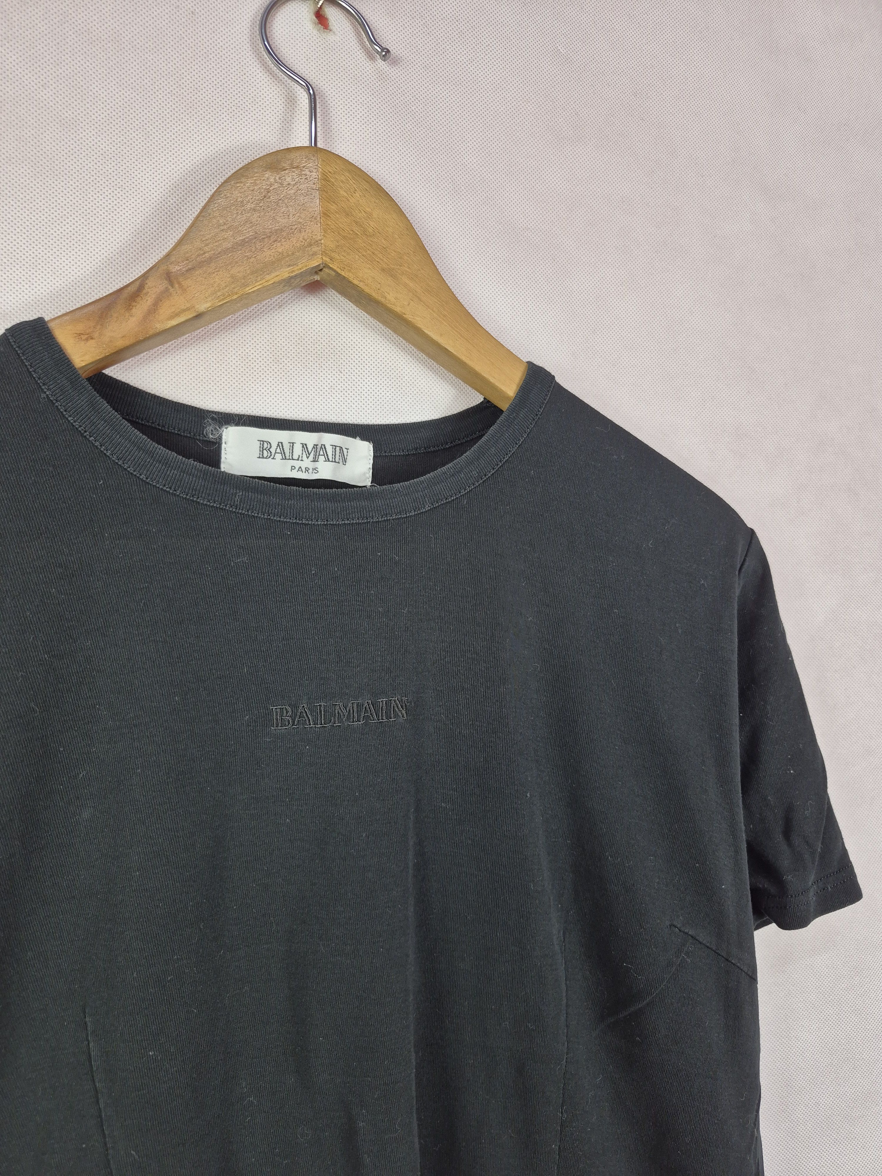 Balmain 🔥 Balmain Paris Embroided Spellout Tops Size M / US 6-8 / IT 42-44 - 2 Thumbnail