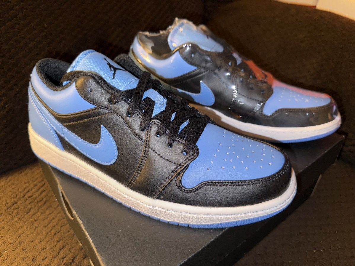 Jordan Brand Nike Air Jordan 1 “UNC Blue” black/university blue NEW w/Box Size US 9 / EU 42 - 1 Thumbnail