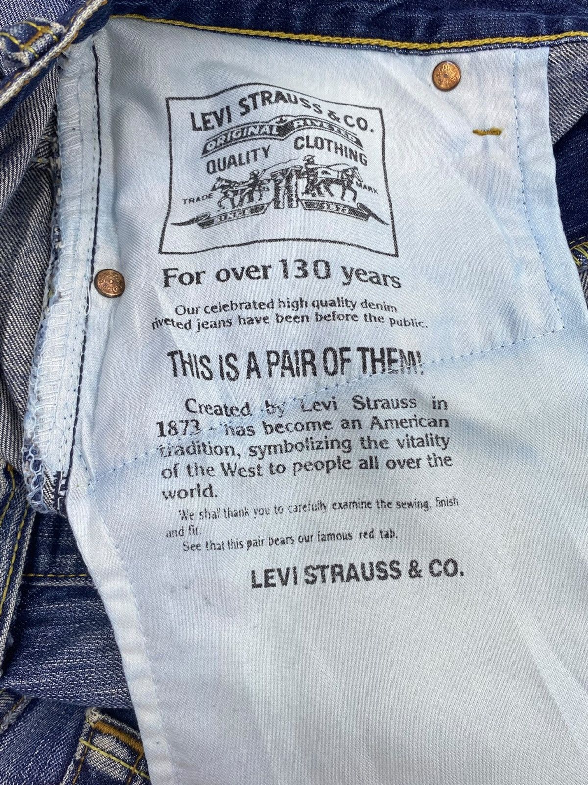 Levi's Levi’s Faded Blue Wash Style Bootcut Jeans Size US 33 - 10 Thumbnail