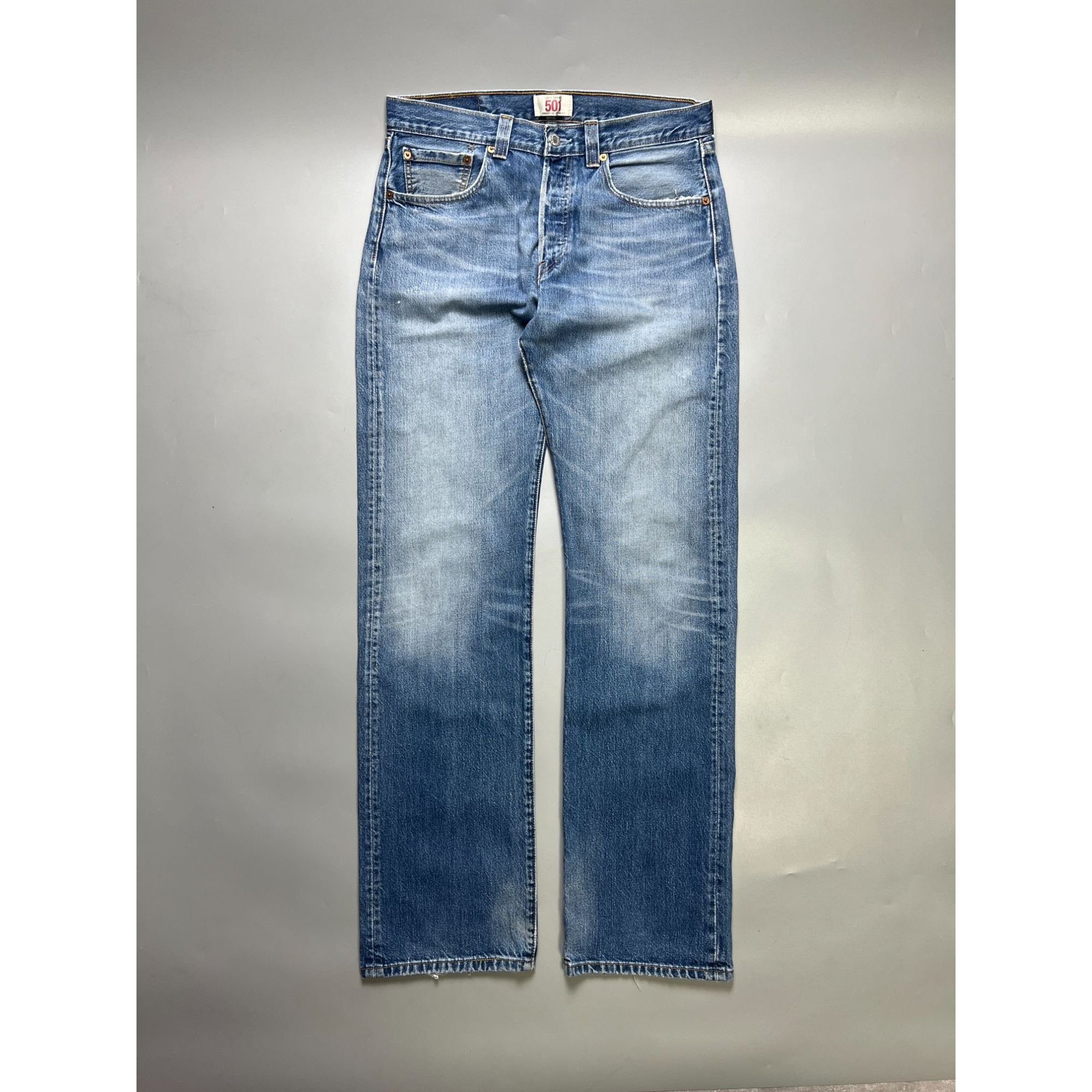 Levi's Levi’s 501 Distressed Denim Jeans Pants (Y1061) Size US 32 / EU 48 - 1 Thumbnail