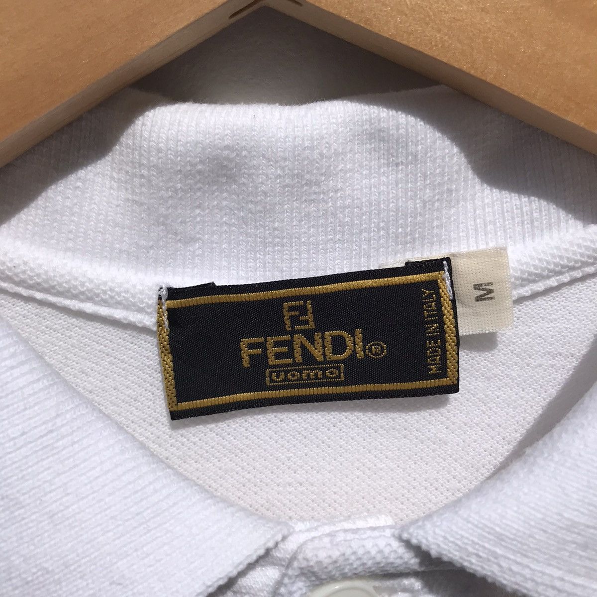 Fendi Vintage Fendi Polos Tee Embroidery Small Logo Fendi Luxury Size US S / EU 44-46 / 1 - 12 Thumbnail