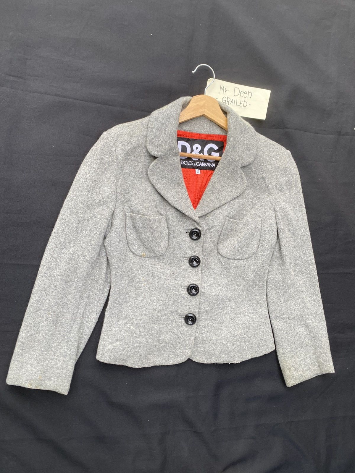 Dolce & Gabbana Rare Vintage Dolce & Gabbana Wool Jacket Size S / US 4 / IT 40 - 2 Thumbnail