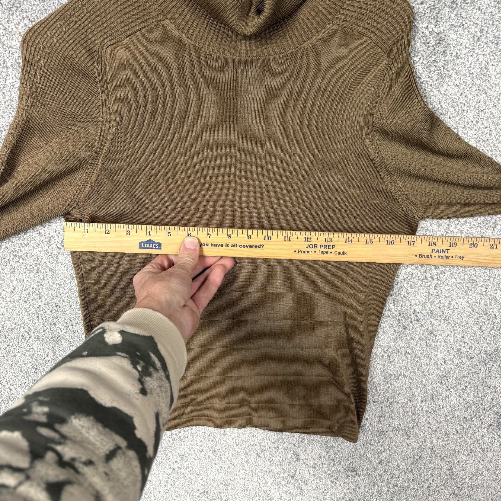 Vintage VTG 90s Carlisle Sweater Womens M Brown Silk Blend Turtleneck Preppy Clean Girl Size M / US 6-8 / IT 42-44 - 4 Thumbnail