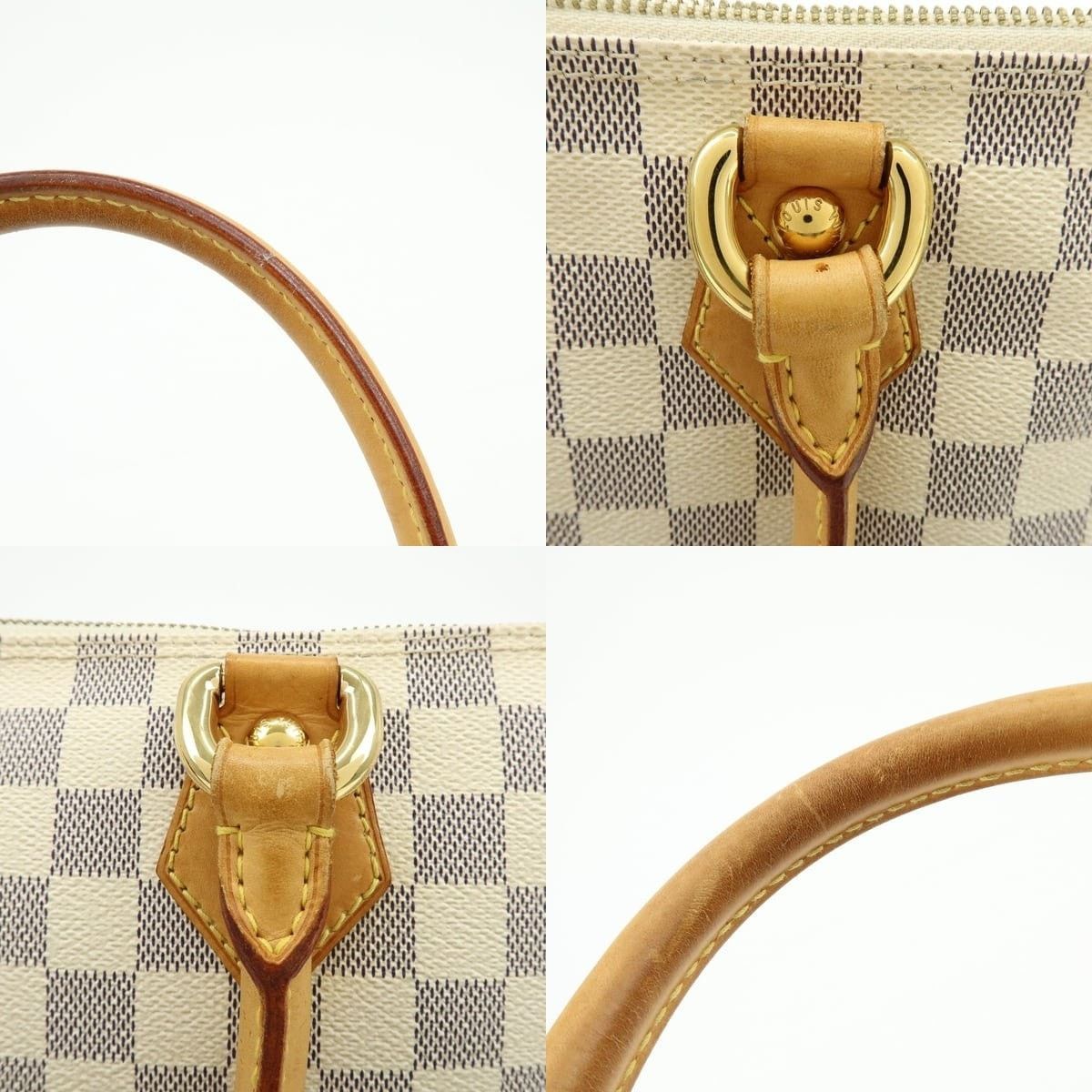 Louis Vuitton Louis Vuitton Damier Azur Saleya PM Tote White Size ONE SIZE - 4 Thumbnail