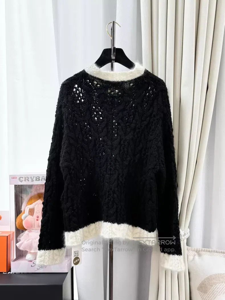 Chanel Chanel Hollow-in-sleeved plush sweater Size XXS / US 00 / IT 34 - 3 Thumbnail