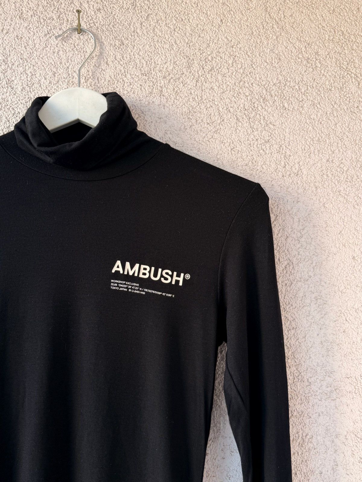 Ambush Design AMBUSH Women Black Viscose Turtleneck Long Sleeve Size M Size M / US 6-8 / IT 42-44 - 3 Thumbnail