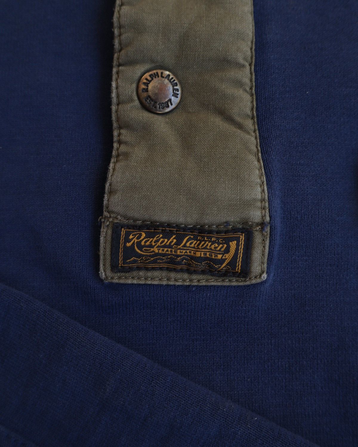 Polo Ralph Lauren Vintage 90s Polo Ralph Lauren Quarter Snap Sweatshirt USA Size US L / EU 52-54 / 3 - 5 Thumbnail