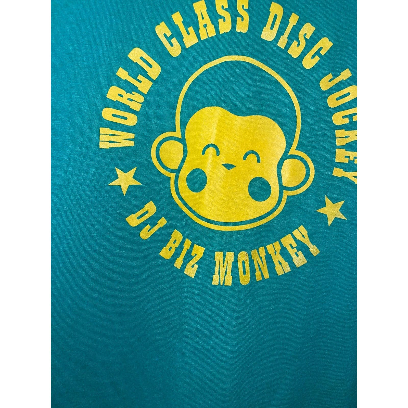 Vintage Vintage DJ Biz Monkey Shirt World Class Disc Jockey Music Size US L / EU 52-54 / 3 - 3 Thumbnail