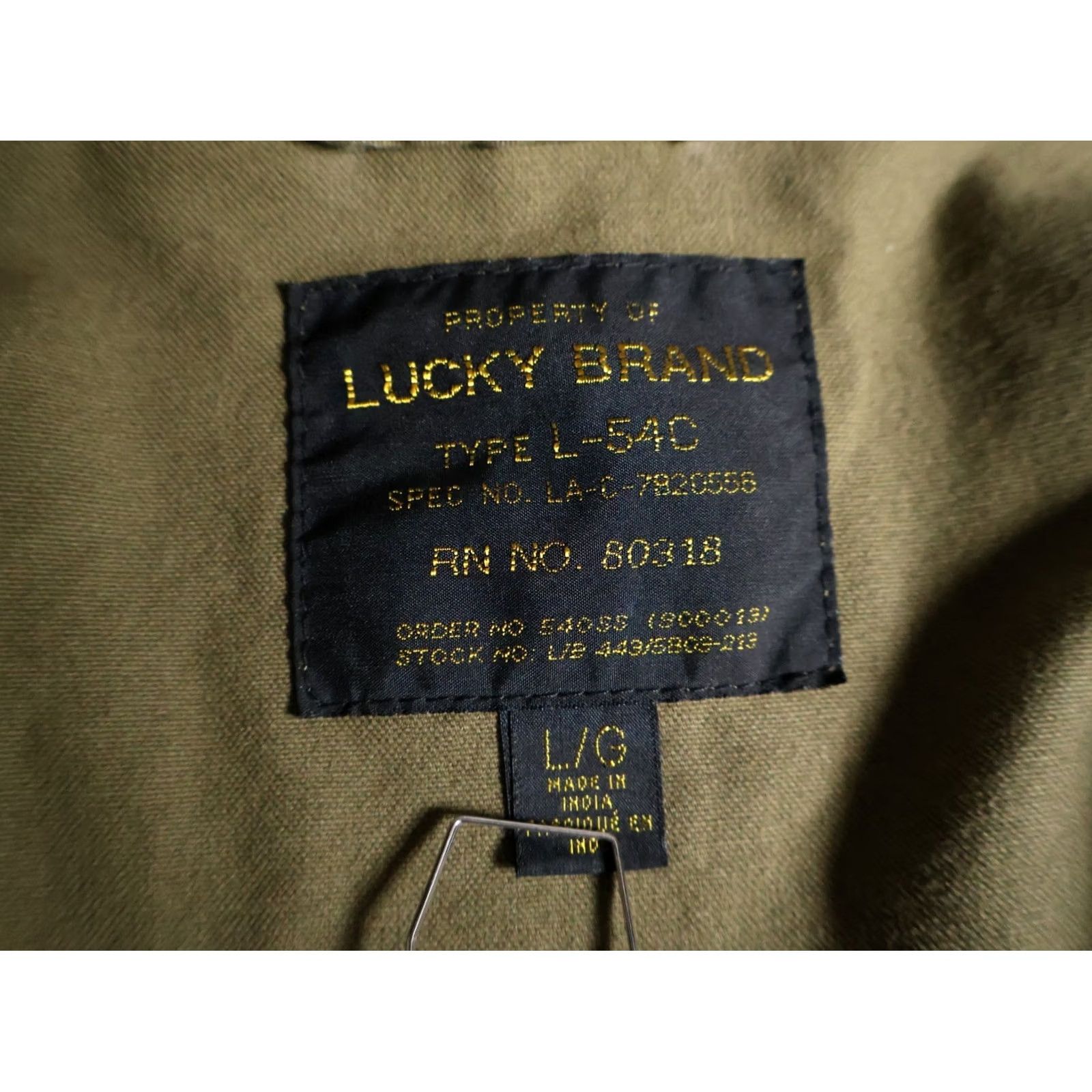 Lucky Brand Lucky Brand Military Field Jacket Mens Large Green Full Zip M-65 Regular Size US L / EU 52-54 / 3 - 3 Thumbnail