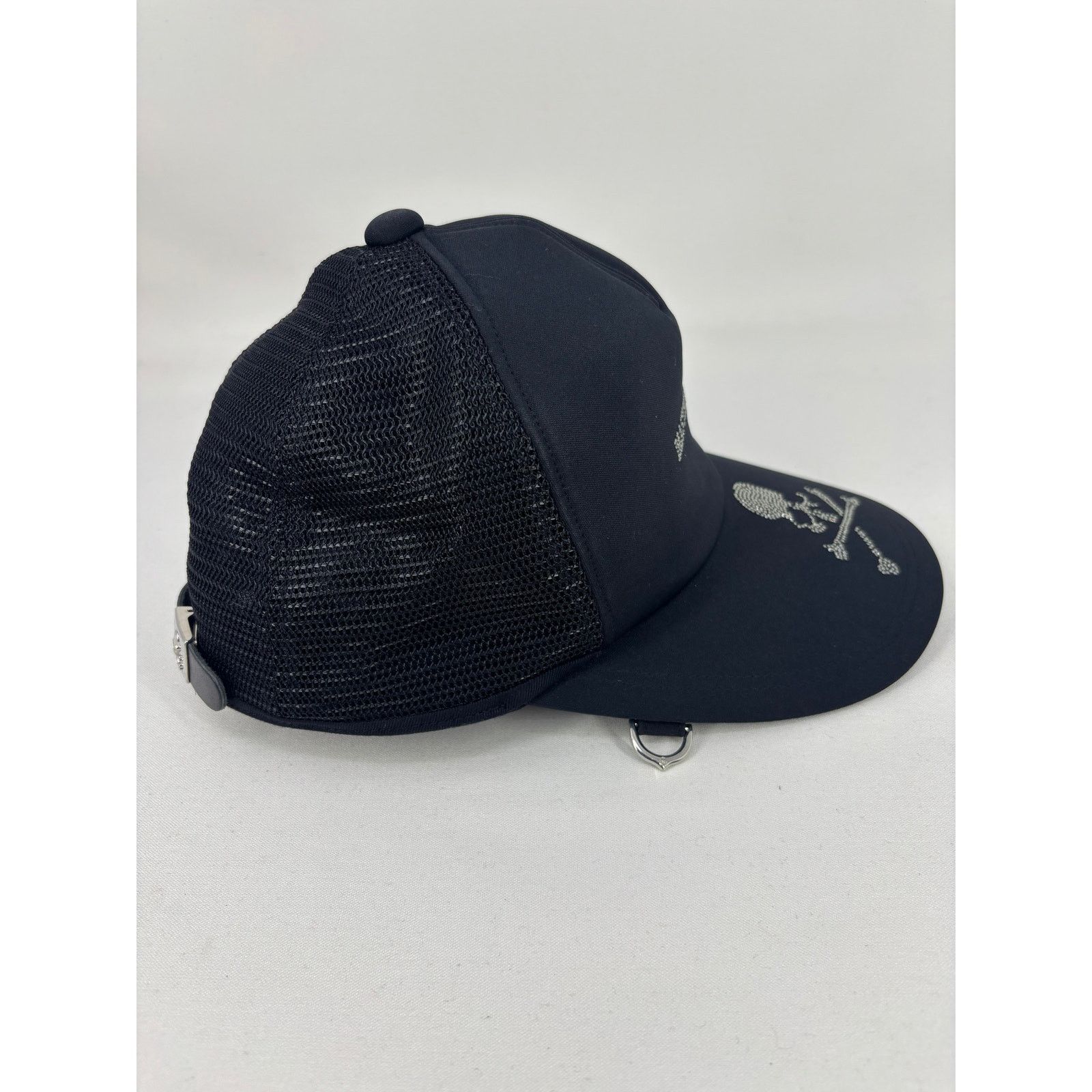 Mastermind Japan Mastermind World X Swarovski Black Trucker Hat Size Small Size ONE SIZE - 4 Thumbnail