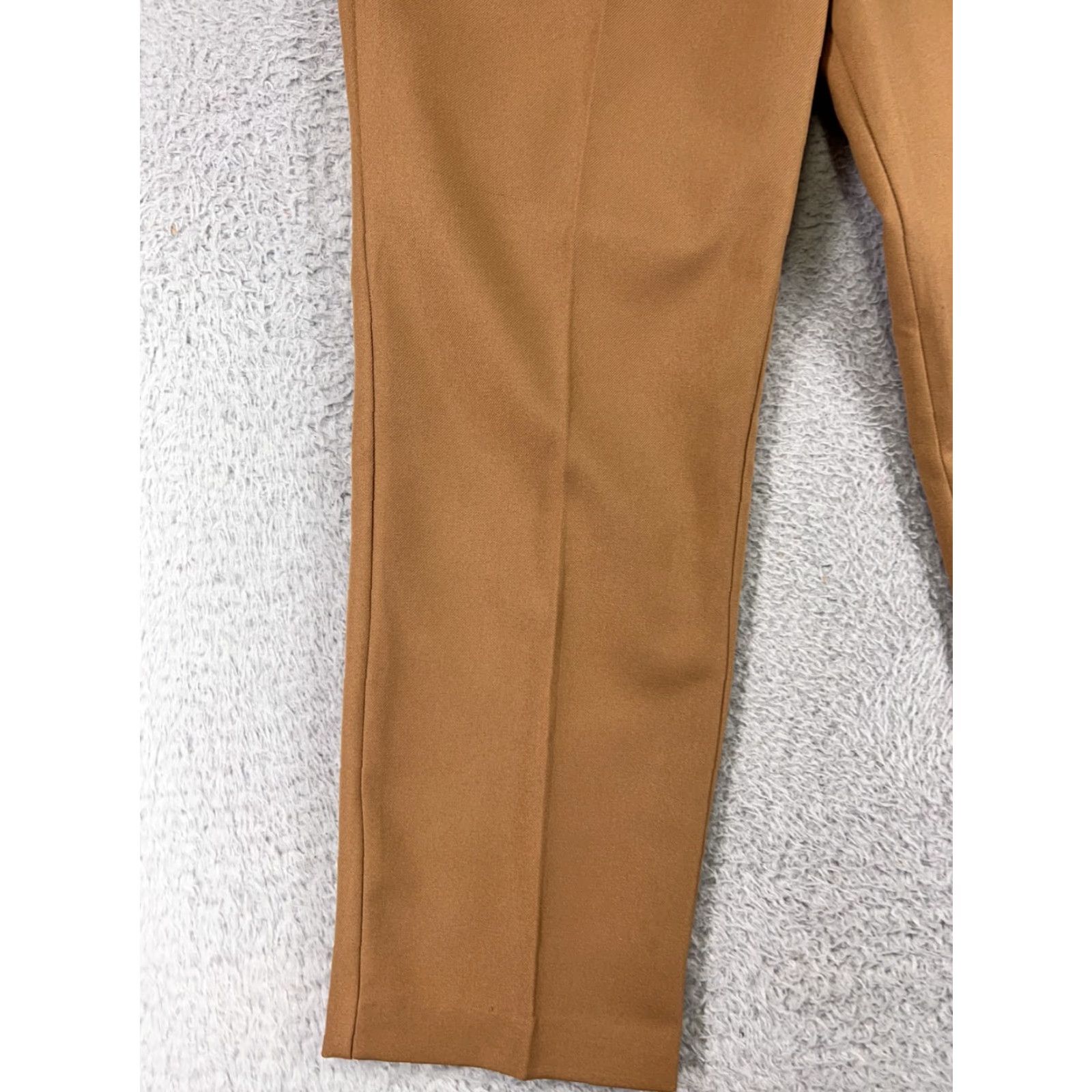 Vintage Sasson By Mustang Pants Womens 10 Beige 36x27 100% Polyester Elastic Waist Size 32" / US 10 / IT 46 - 5 Thumbnail