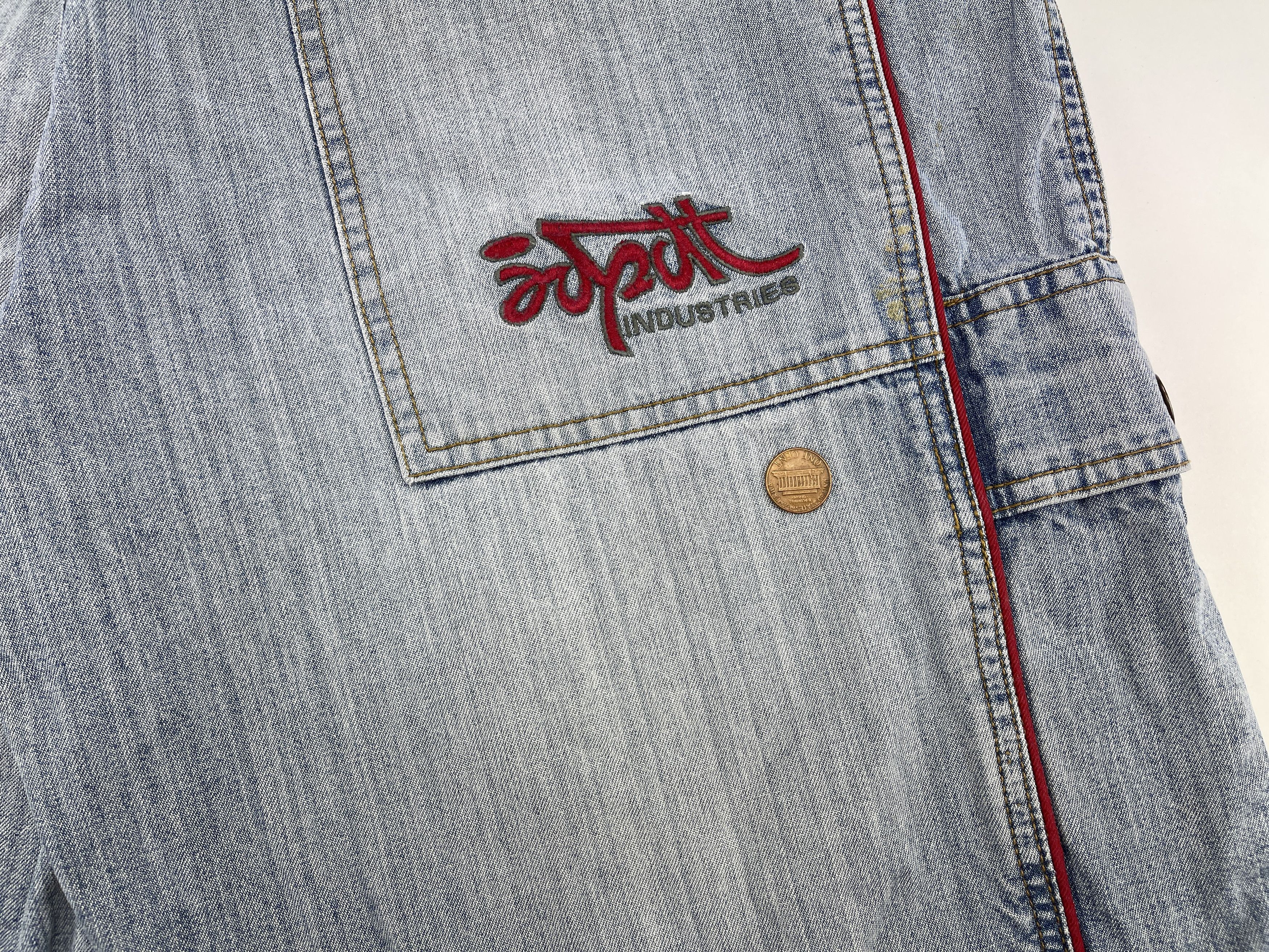 Other IDPDT jeans shorts, Independent, vintage baggy denim, 90s 36 Size US 36 / EU 52 - 7 Thumbnail