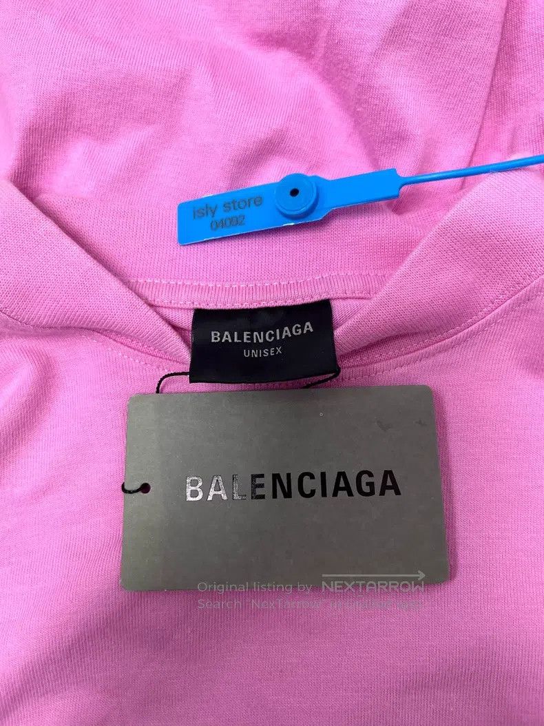 Balenciaga Balenciaga Pattern Print Round Neck Short Sleeve T-Shirt Size US M / EU 48-50 / 2 - 5 Thumbnail