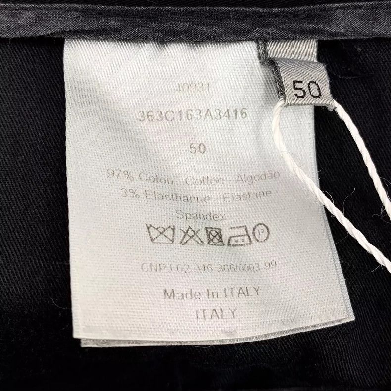 Dior Dior Black Casual Cotton Pants Size 50-2505 Size US 44 / EU 60 - 6 Thumbnail