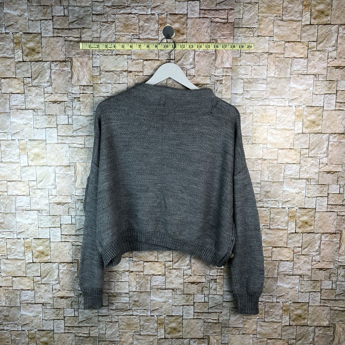 Homespun Knitwear × Japanese Brand Civilse Grey streetwear Knitwear #A1203 Size S / US 4 / IT 40 - 14 Thumbnail