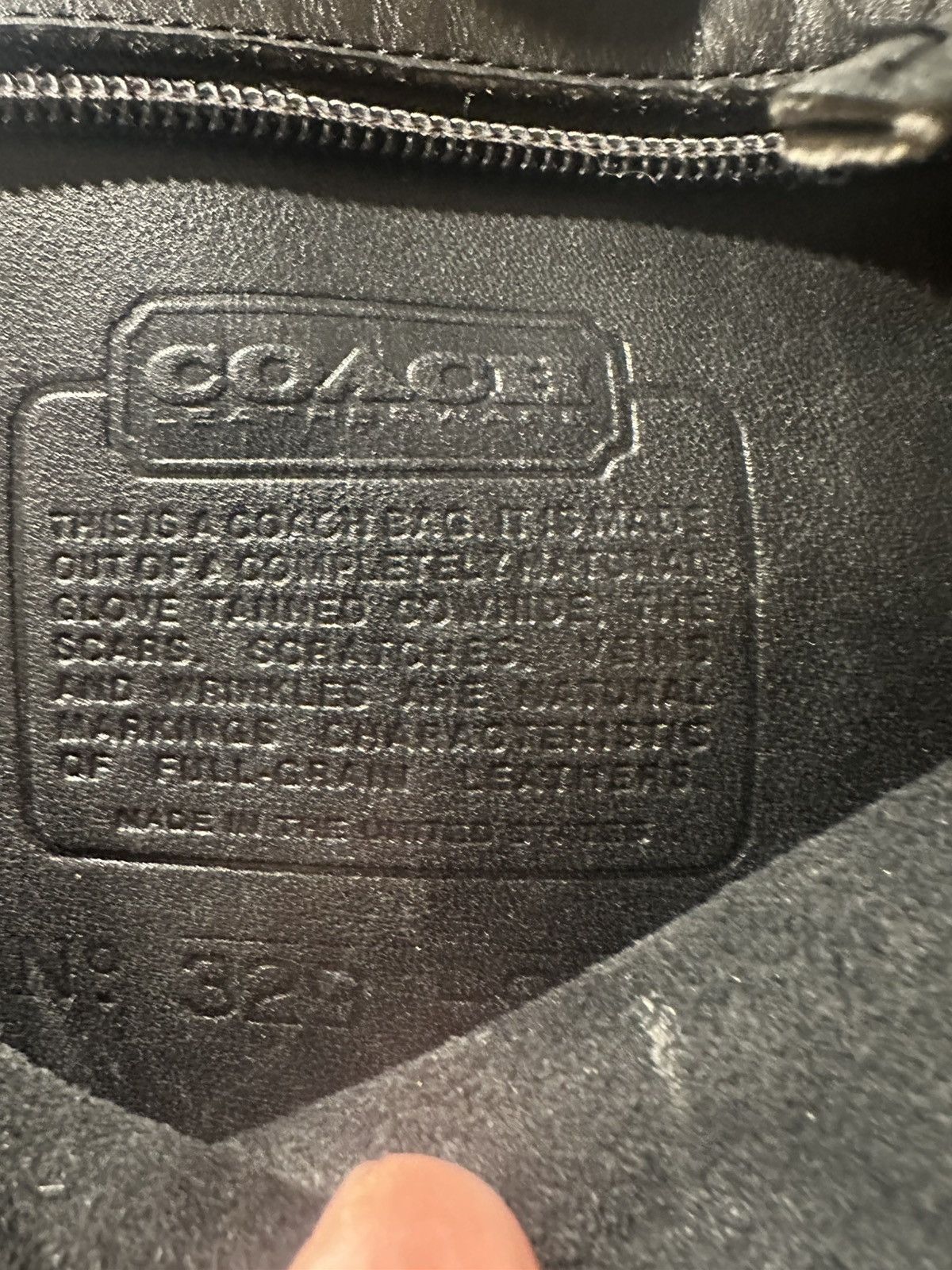 Coach Vintage Coach Backpack 329-305 Black Glovetanned Leather 90s Size ONE SIZE - 8 Thumbnail