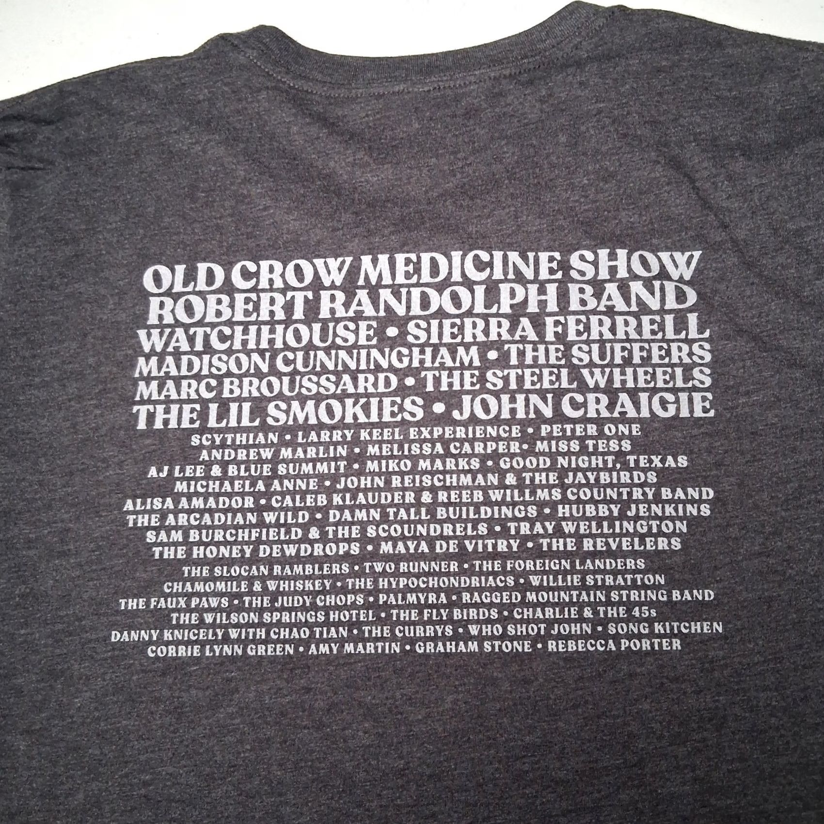 Red Wing VINTAGE Red Wing Roots Music Festival Shirt L Mens Gray 2023 Old Crow Medicine Show Sierra Ferrell Tour Jam Band Graphic T-Shirt Size US L / EU 52-54 / 3 - 8 Thumbnail