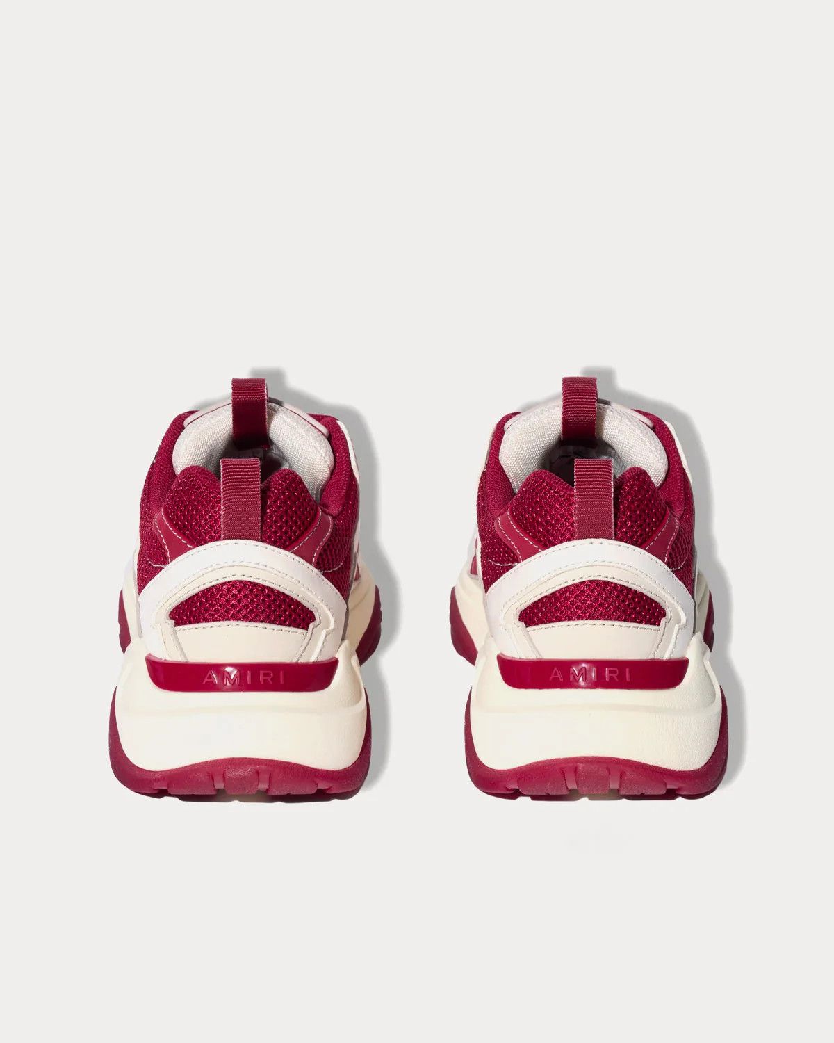 Amiri o1mle0426 Bone Runner Sneakers in Red/White Size US 9 / EU 42 - 3 Thumbnail