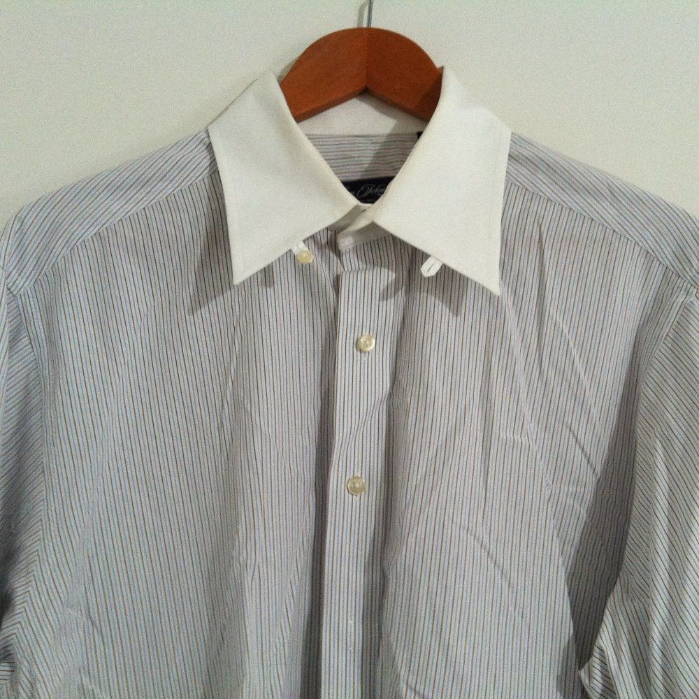 Sean John SEAN JOHN MENS COTTON DRESS SHIRT SIZE: 16.5/32-33 Size US L / EU 52-54 / 3 - 2 Thumbnail