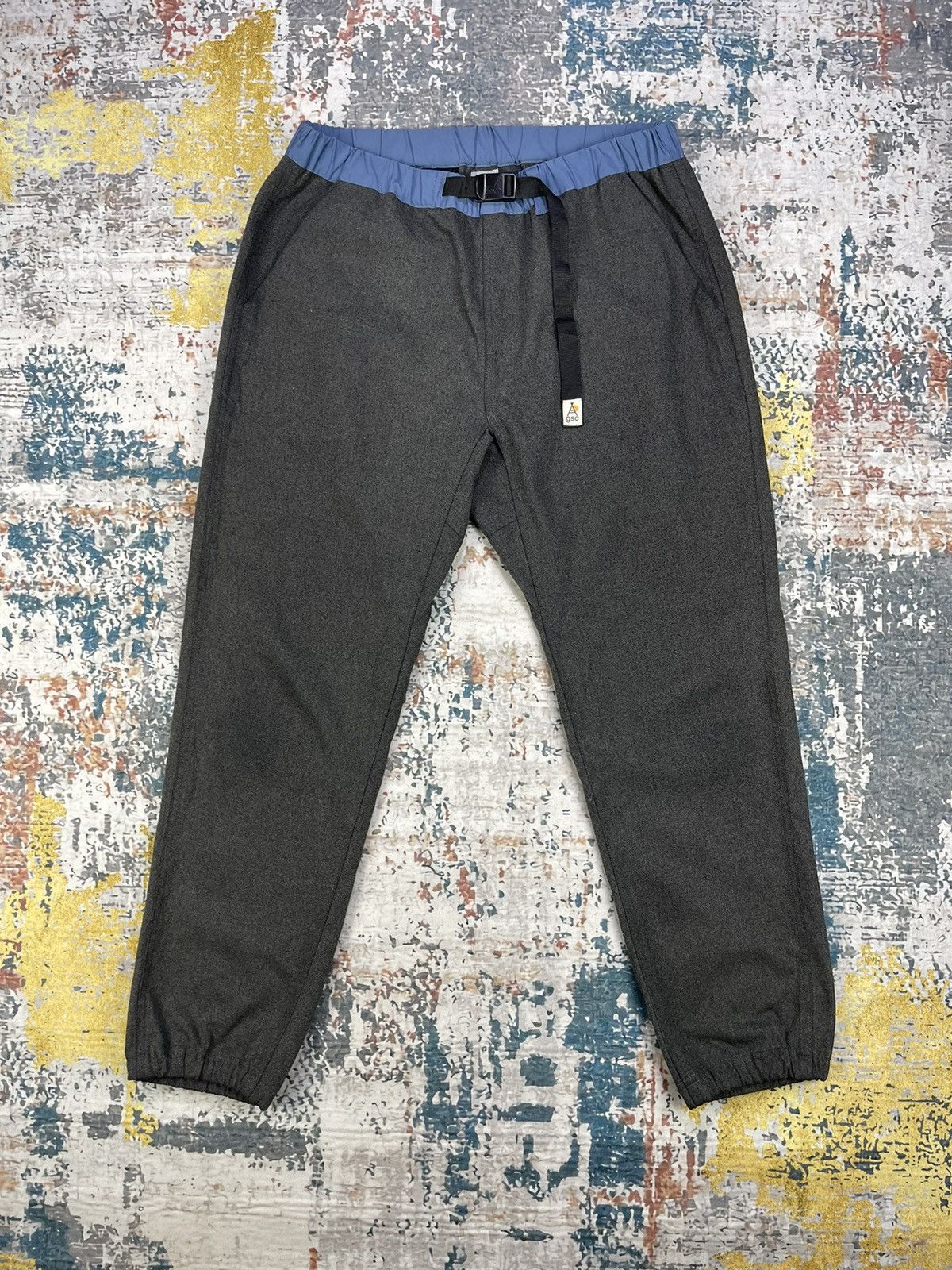 go slow caravan GO SLOW CARAVAN DEEP GREY JOGGER PANTS Size US 32 / EU 48 - 1 Thumbnail