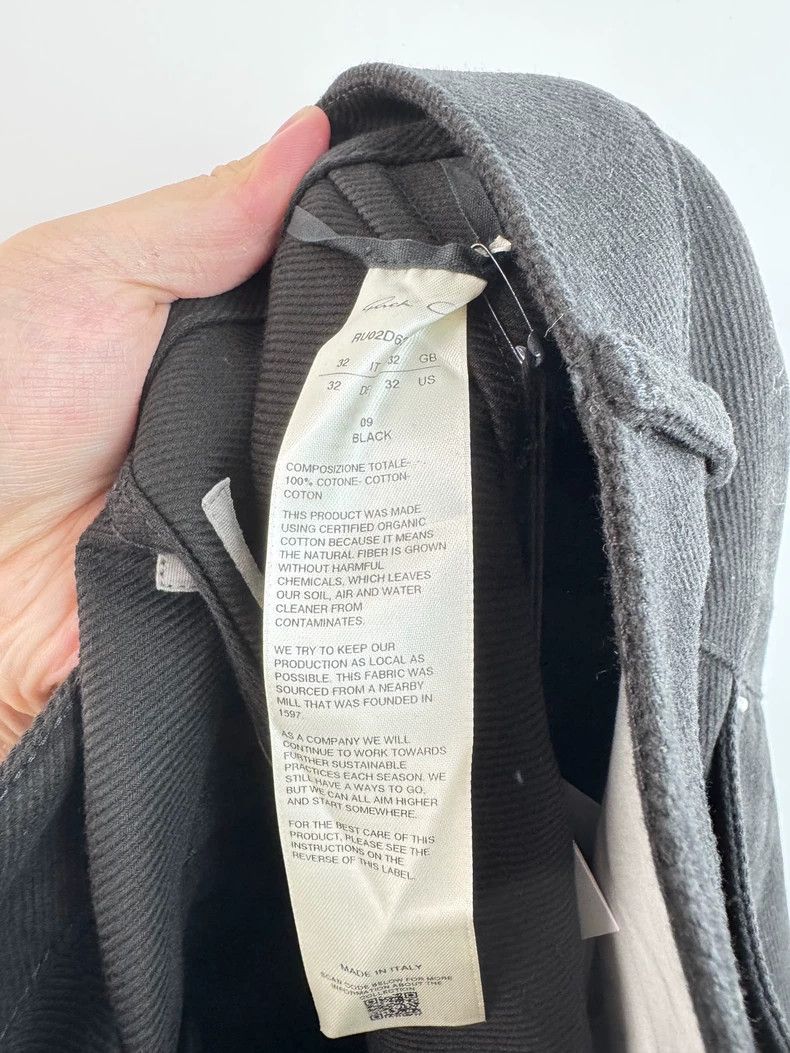 Rick Owens Rick owens Black Wide Leg Jeans Size US 32 / EU 48 - 7 Thumbnail