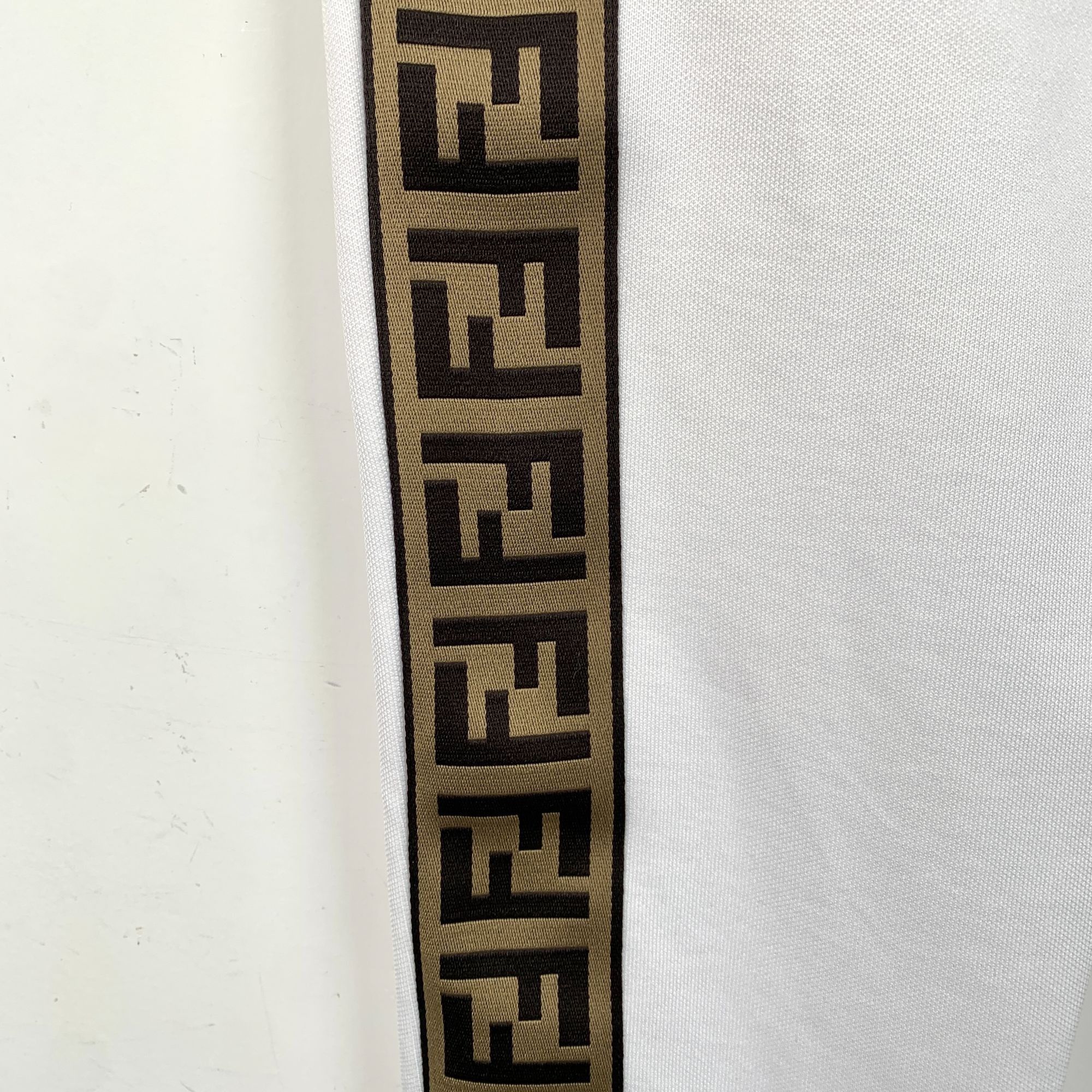 Fendi Fendi Womens High-Waisted Jogger Pants With Logo Taping Size 25" / US 0 / IT 36 - 4 Thumbnail