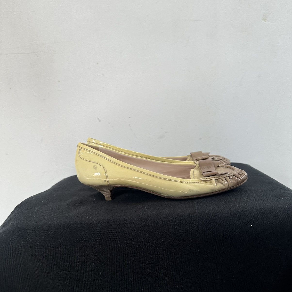 Prada Prada small heel Ballet Flats Shoes Vintage 2000s Retro Rare Size US 8 / IT 38 - 6 Thumbnail