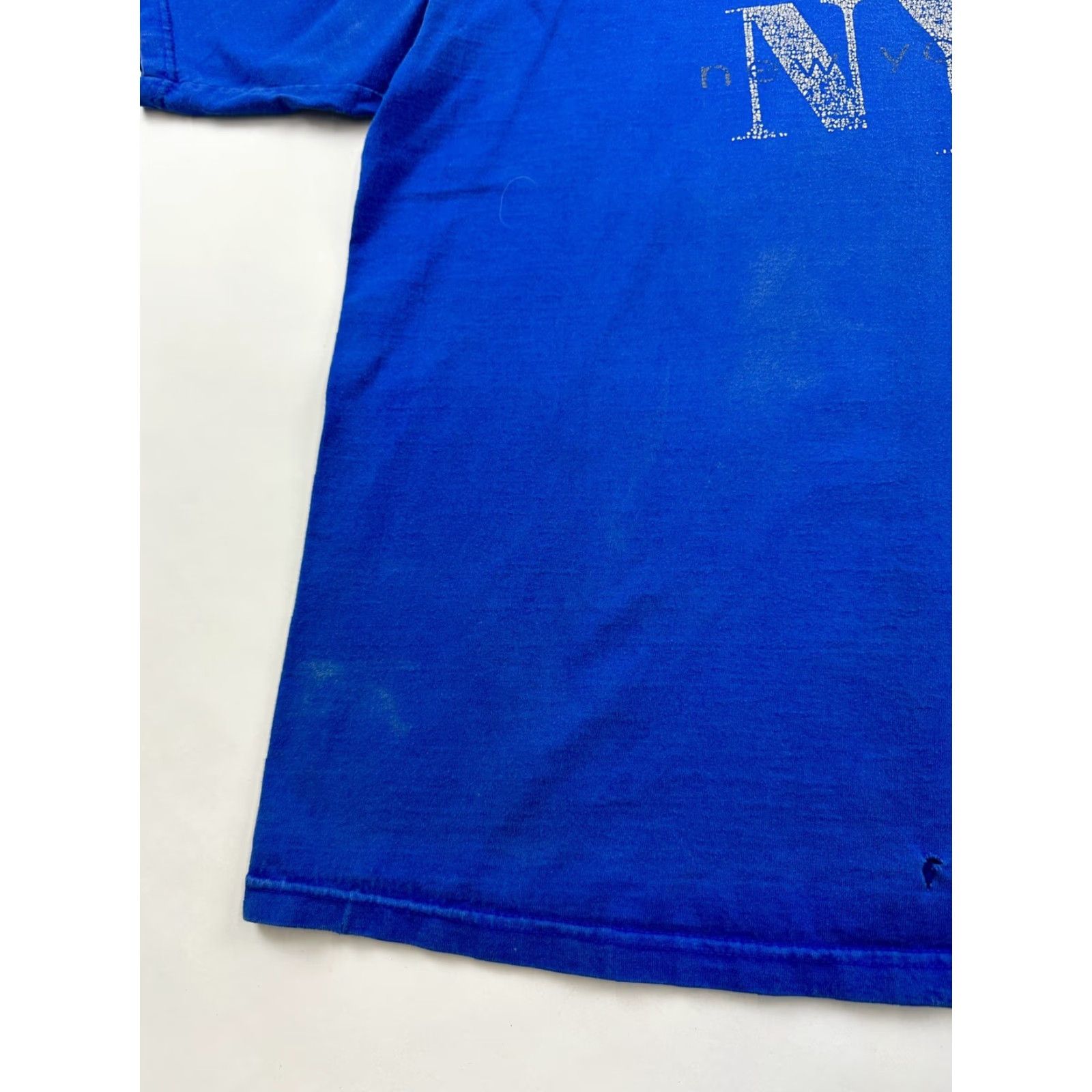 Wilson VINTAGE Wilson New York Shirt Mens XL Blue Short Sleeve Crew Neck Size US XL / EU 56 / 4 - 3 Thumbnail
