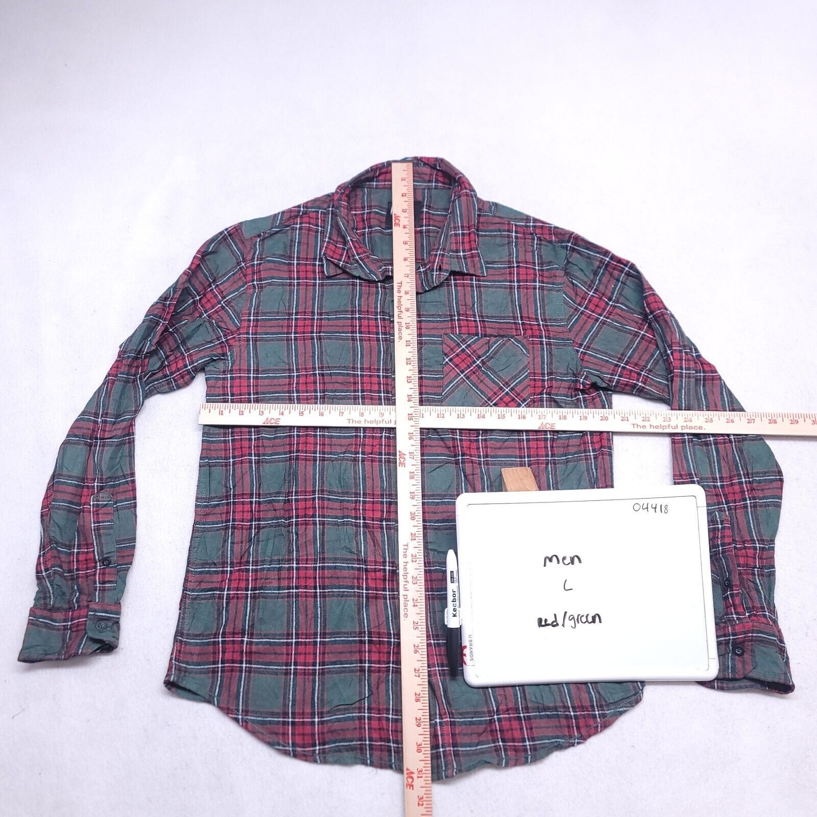 Rsq RSQ Collective Tartan Flannel Shirt Mens Size Large L Green Size US L / EU 52-54 / 3 - 6 Thumbnail