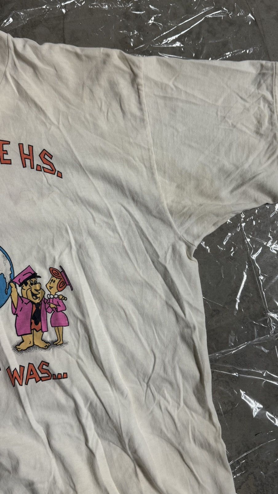 Acme Clothing × Vintage T shirt cartoon flistone 90s Size US L / EU 52-54 / 3 - 2 Thumbnail