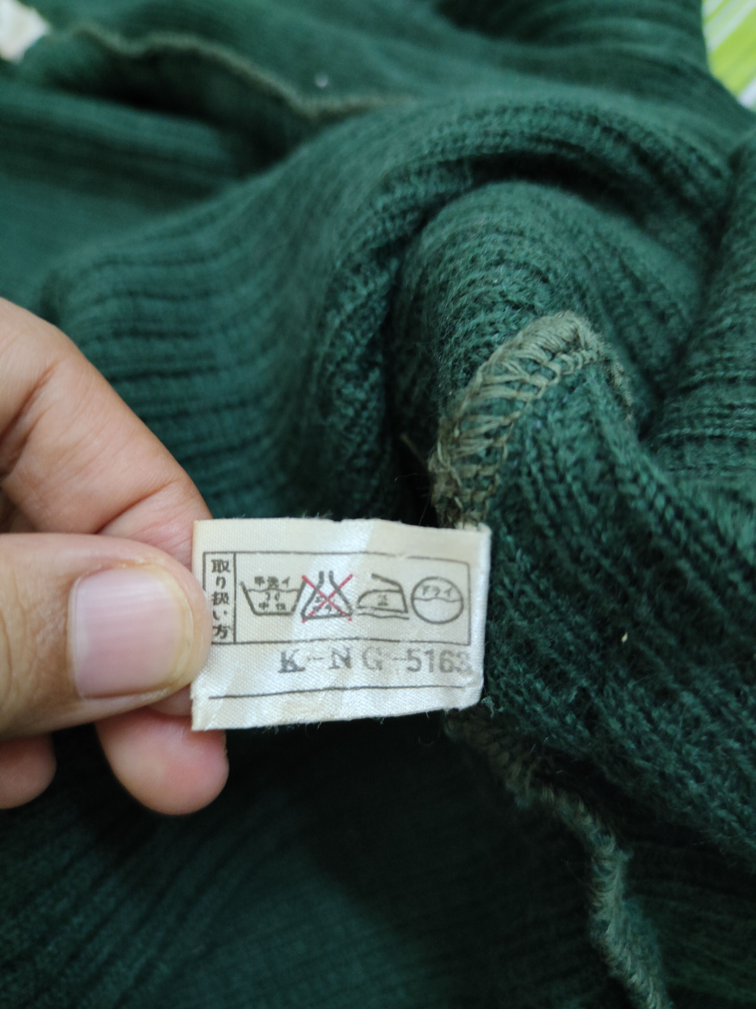 Vintage Gerbee vintage Green Knitwear Cardigan #W2108 Size M / US 6-8 / IT 42-44 - 11 Thumbnail