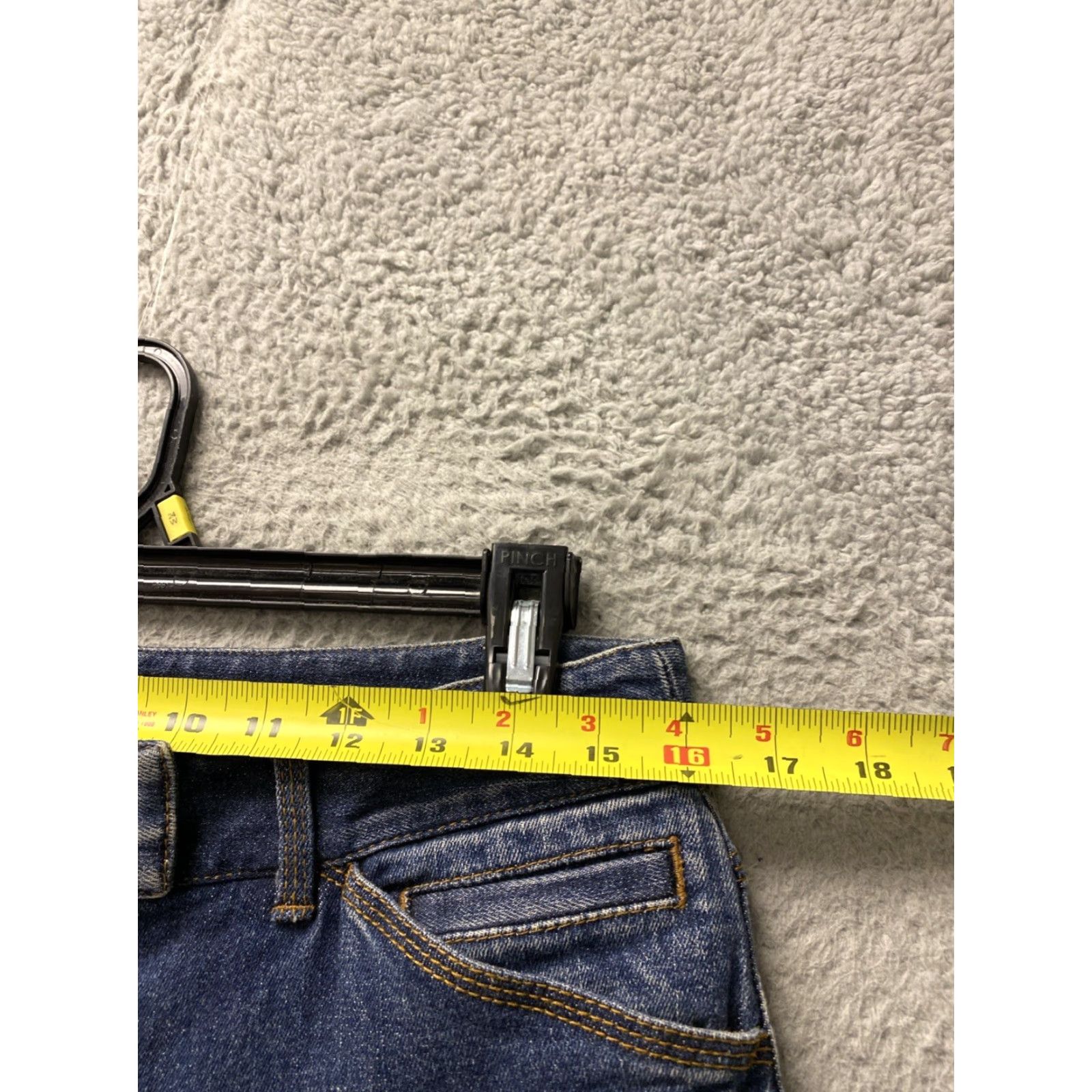 Loft LOFT Women's Wide Leg Jeans 32x24 Denim Jeans Size 8 Blue Capri 159-38 Size 32" / US 10 / IT 46 - 4 Thumbnail