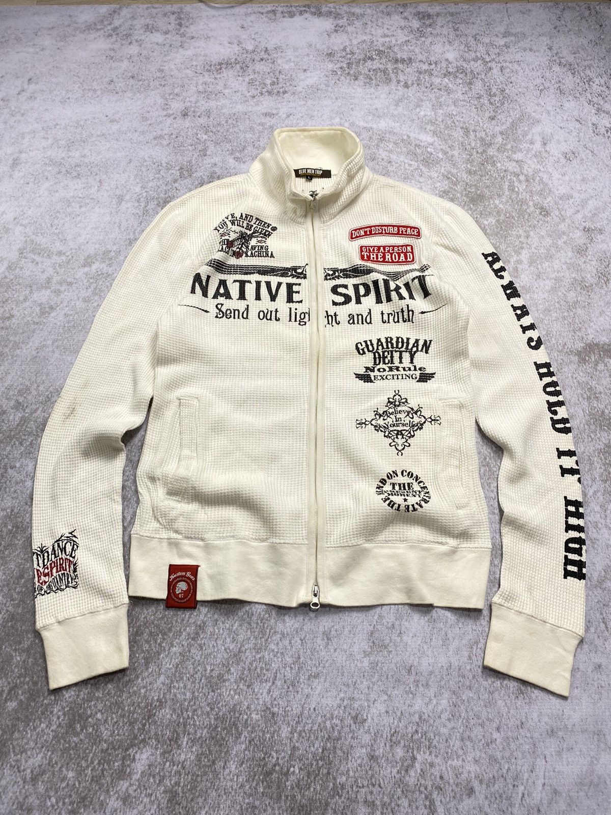 If Six Was Nine × Japanese Brand × Le Grande Bleu (L.G.B.) 2000s Bluemen trip i6w9 lgb style Size US M / EU 48-50 / 2 - 2 Thumbnail