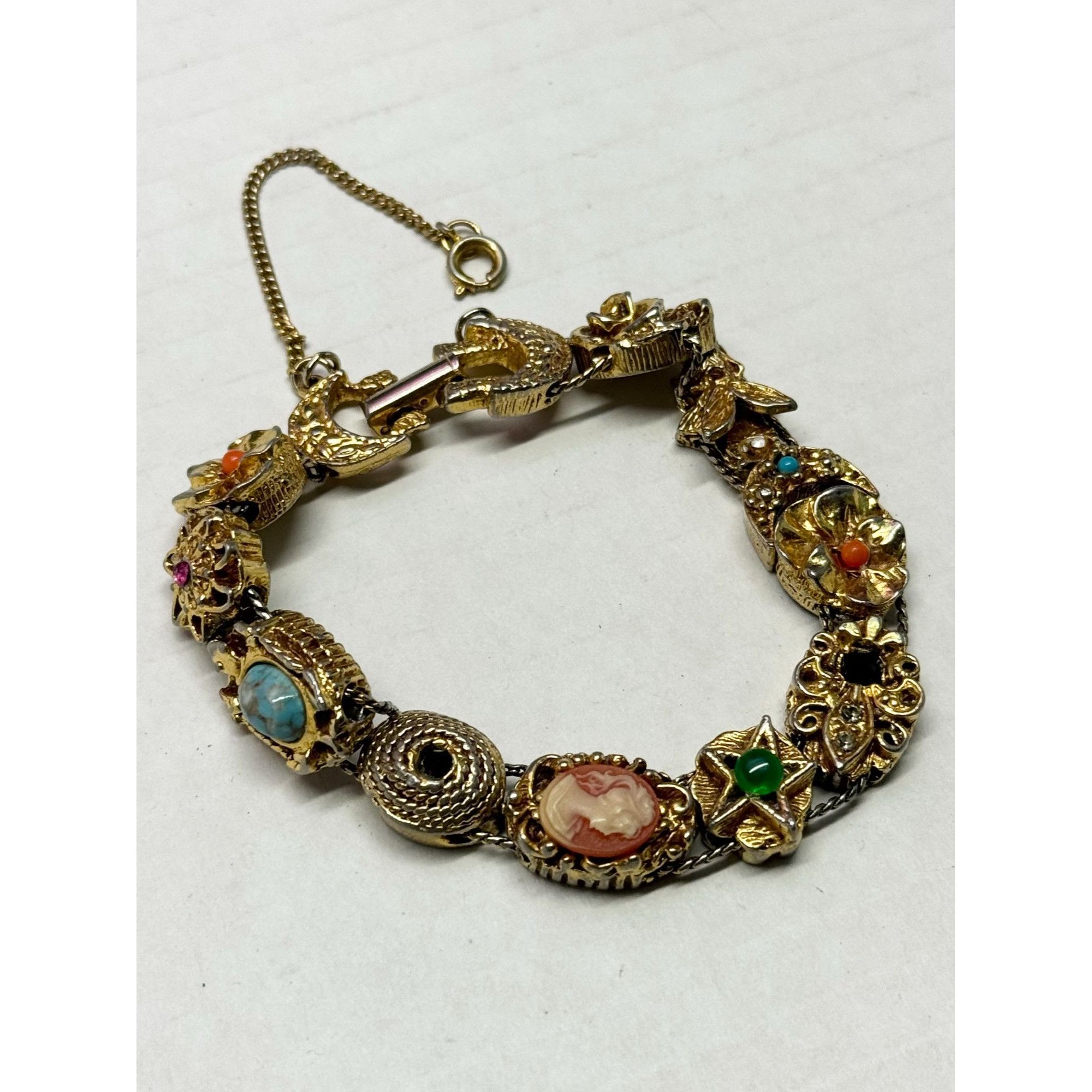 Vintage Vintage jeweled slide bracelet Size ONE SIZE - 3 Thumbnail