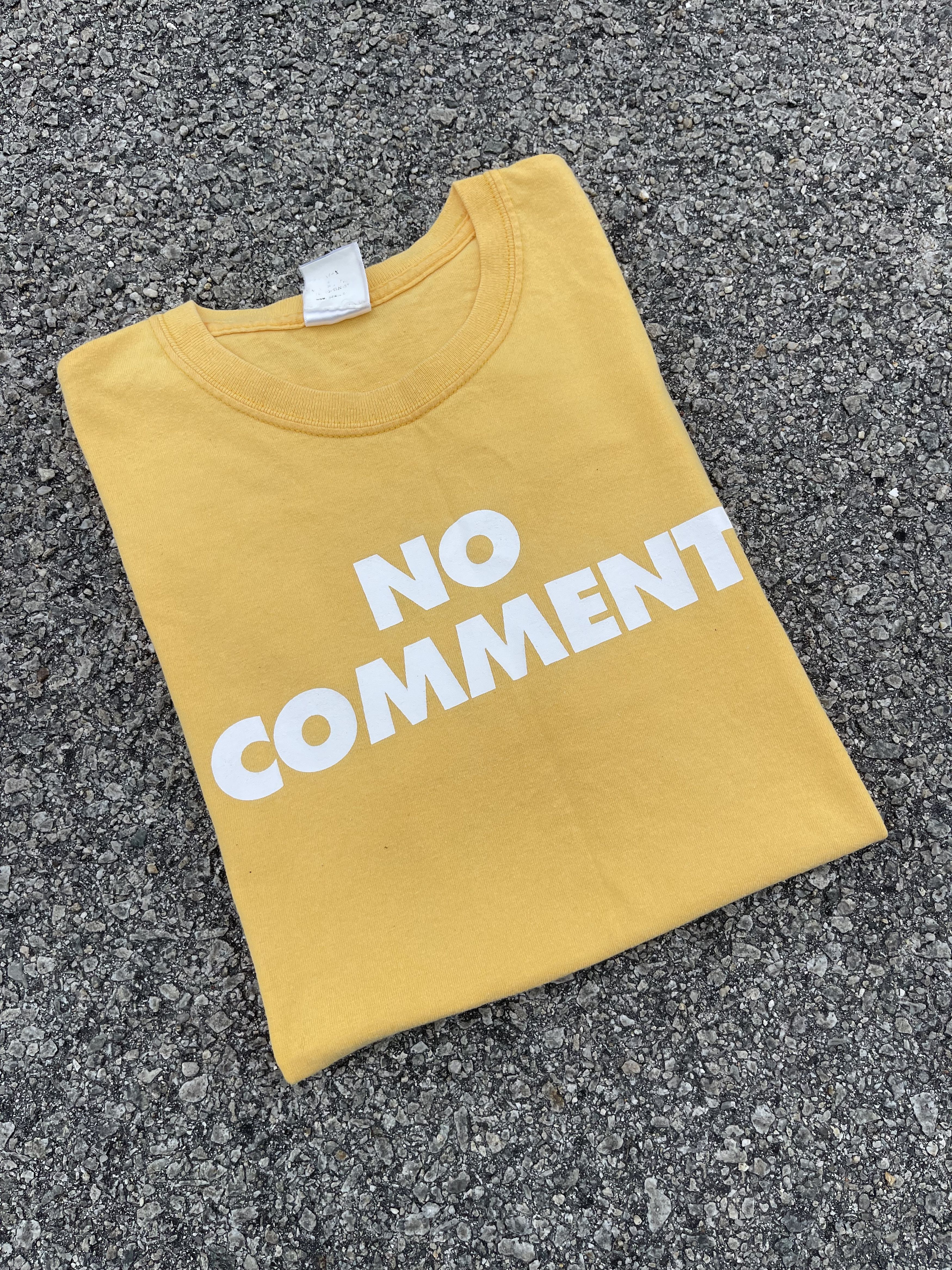 Band Tees × Gildan × Vintage Vtg y2k No Comment Sub Pop Grunge Music Record OG Tshirt Size US M / EU 48-50 / 2 - 1 Thumbnail