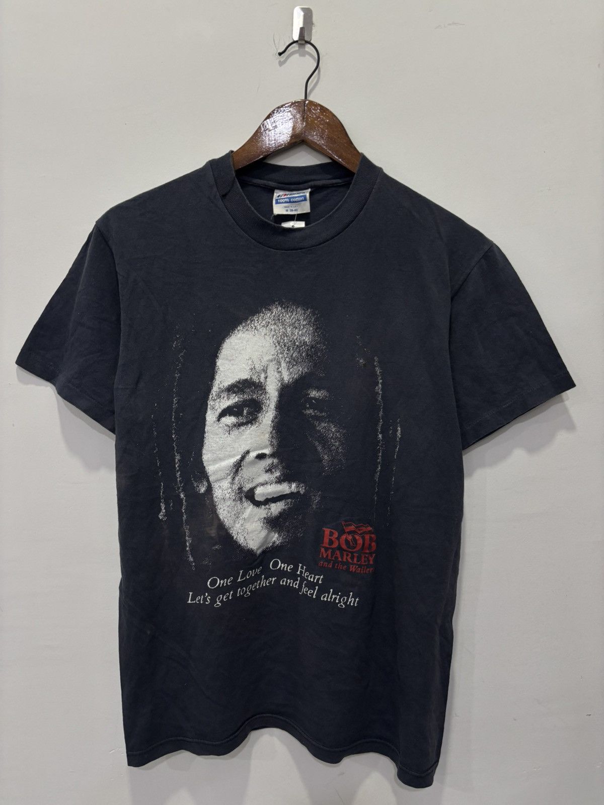 Bob Marley × Vintage Vintage 90’s Bob Marley & The Wailers Tshirt Size US M / EU 48-50 / 2 - 1 Thumbnail