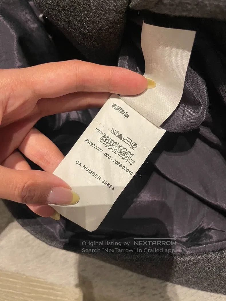 Valentino Valentino Gray woolen coat Size M / US 6-8 / IT 42-44 - 5 Thumbnail