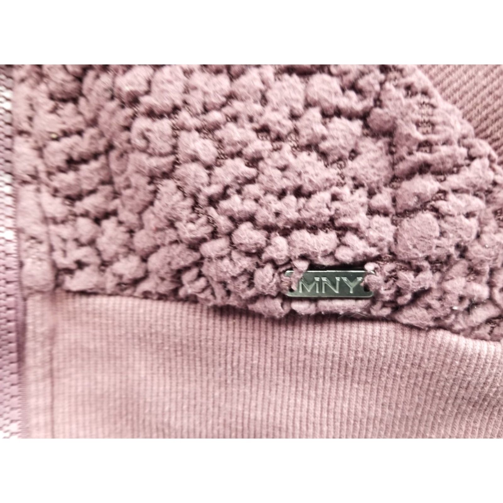 Vintage Marc New York Sherpa Full Zip Hoodie Jacket Sweater Pink Mauve Womens Size Small Size S / US 4 / IT 40 - 2 Thumbnail