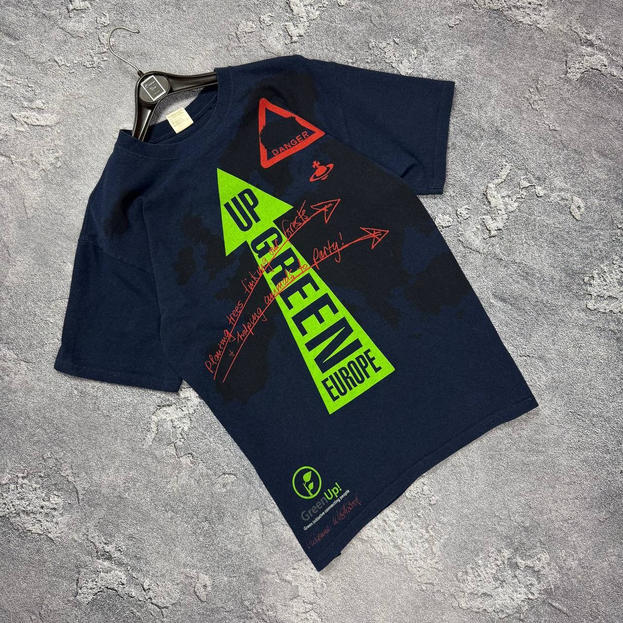 Vivienne Westwood Anvil Green Up Vivienne Westwood Pattern T-Shirt Size US L / EU 52-54 / 3 - 1 Thumbnail