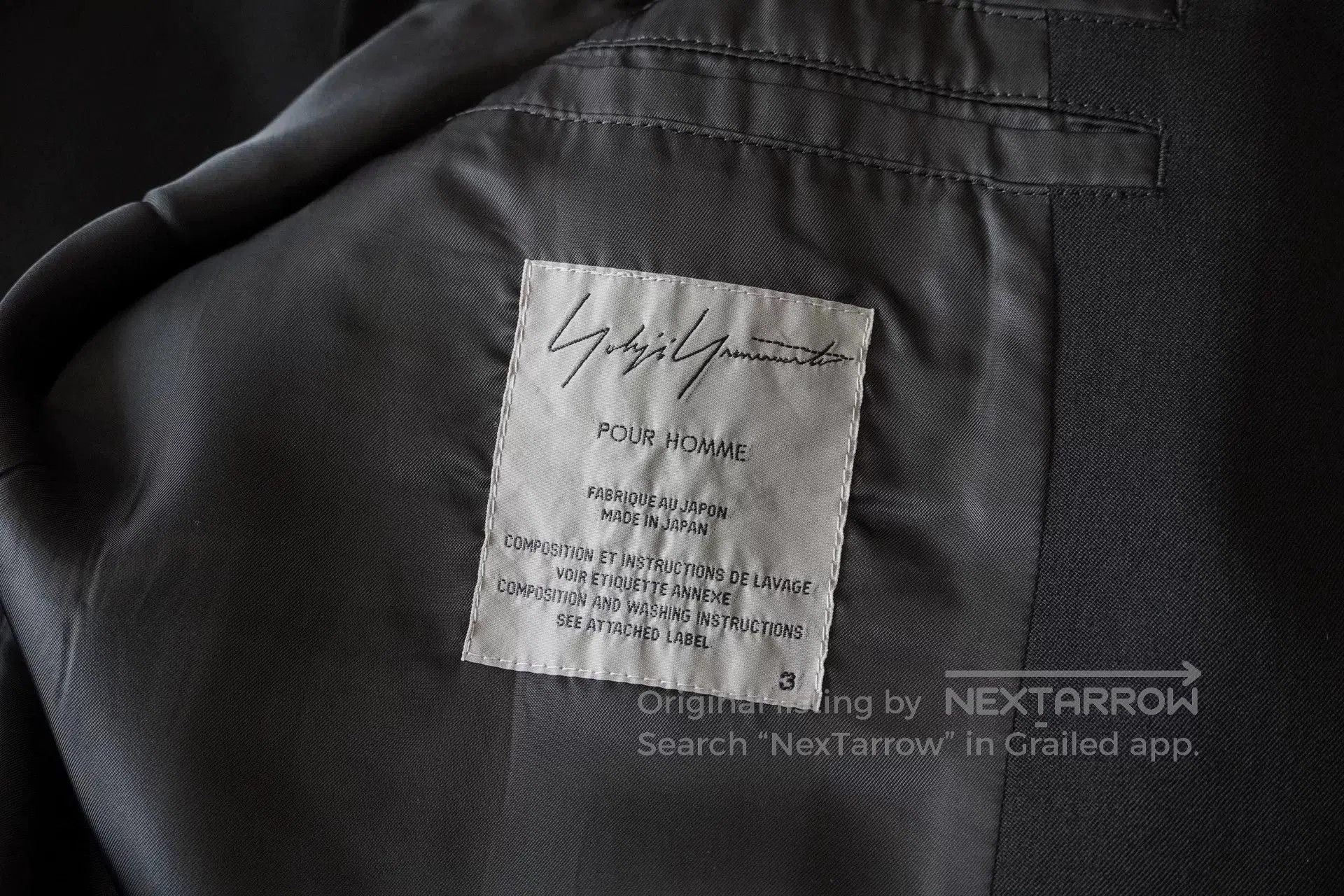 Yohji Yamamoto Yohji Yamamoto Hooded Embroidered Coat. Size US M / EU 48-50 / 2 - 7 Thumbnail