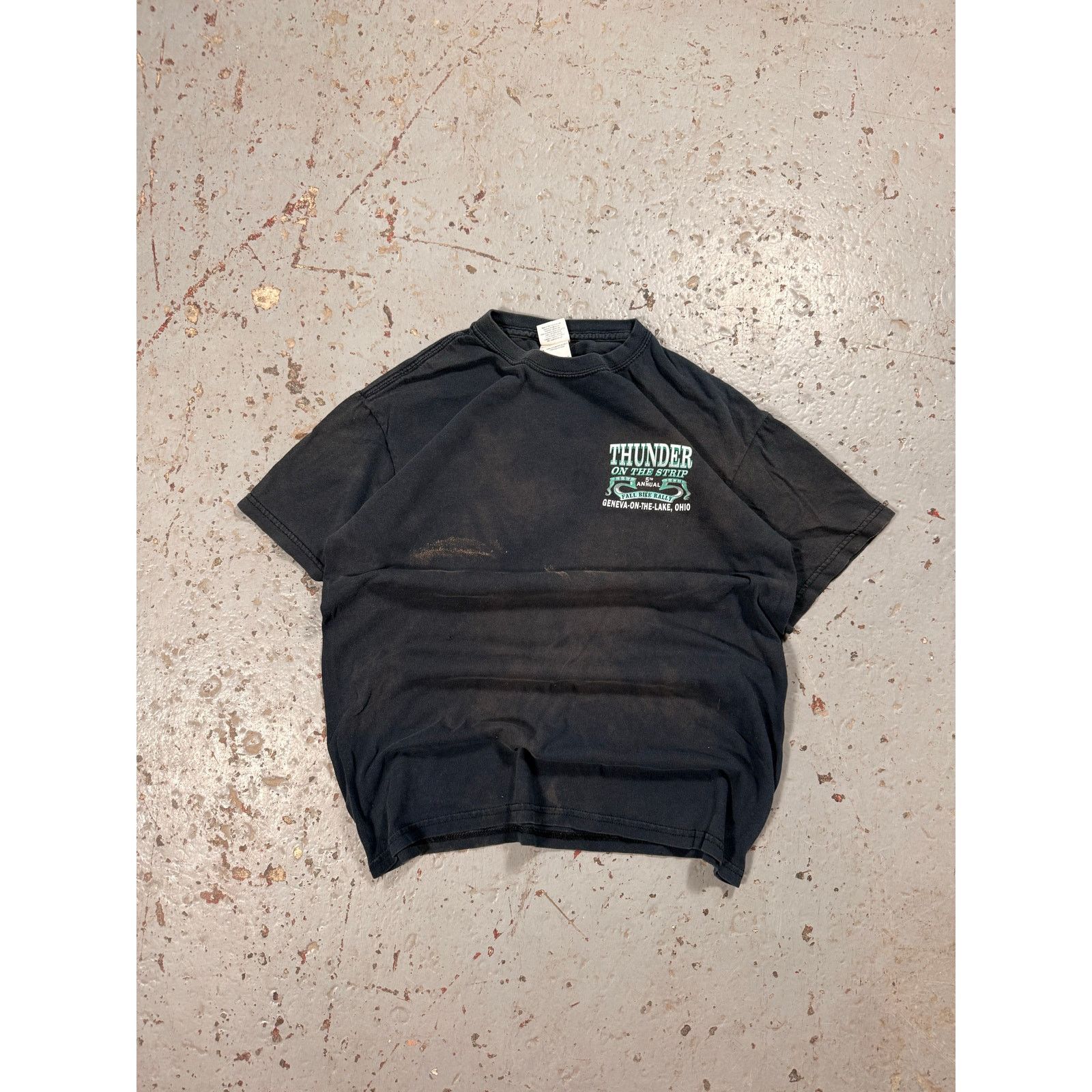 Vintage Vintage Faded Thunder Biking Tee Size US M / EU 48-50 / 2 - 1 Thumbnail