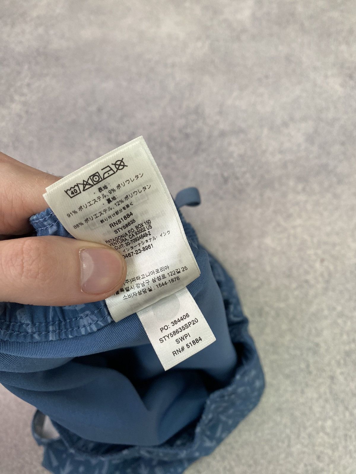 Patagonia × Vintage Vintage Patagonia Womens Fleetwith Pocket Blue Tennis Size 28" / US 6 / IT 42 - 10 Thumbnail