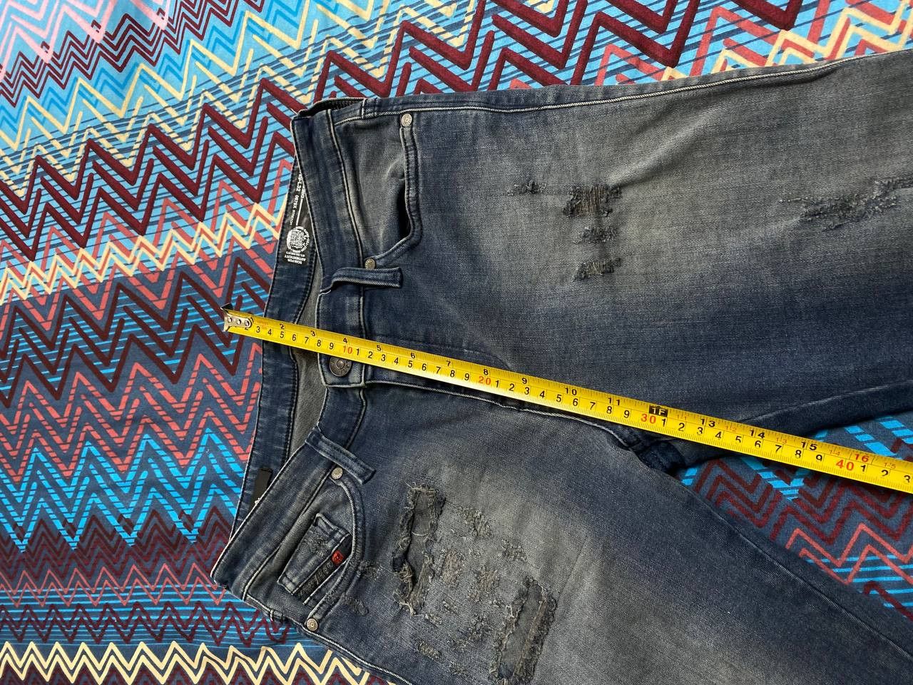 Diesel × Japanese Brand × Vintage Vintage Diesel Faded Distressed Y2K Jeans Size 29" - 9 Thumbnail